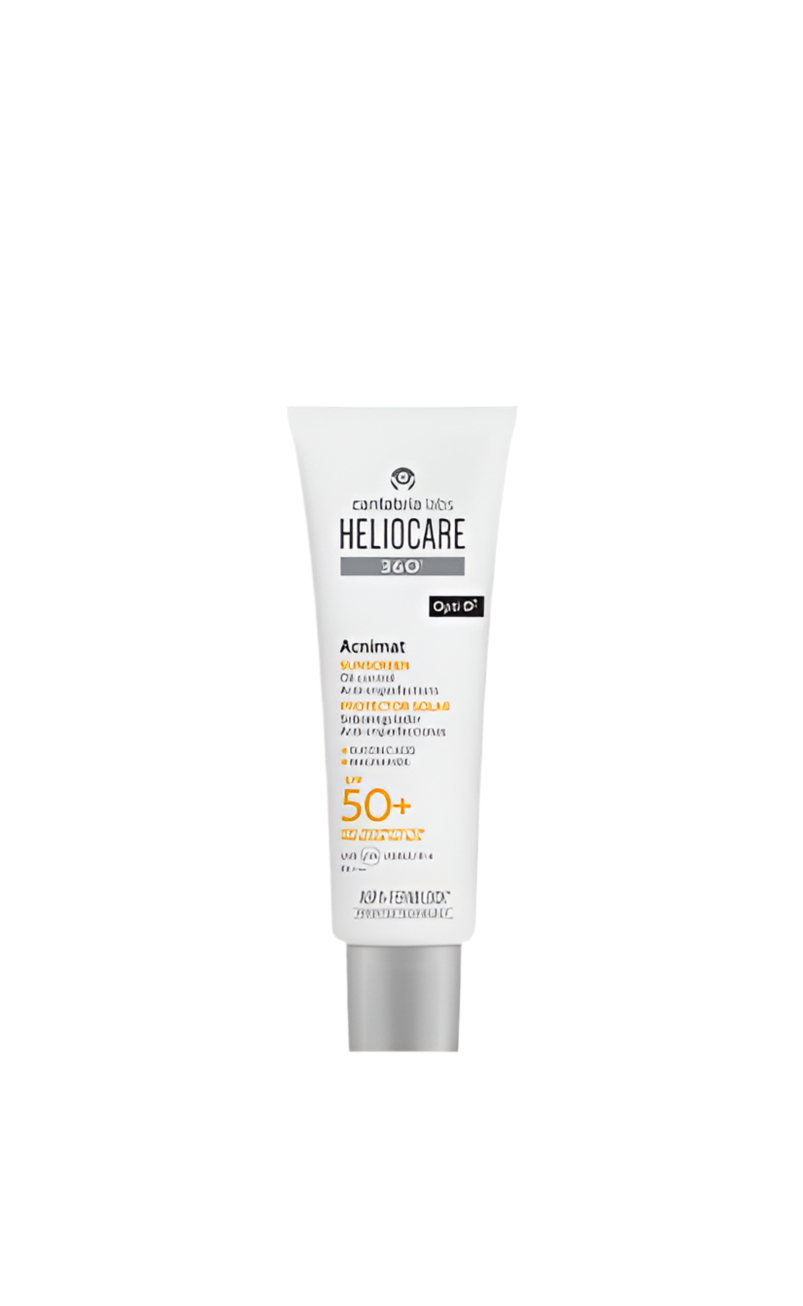 HELIOCARE 360 ACNIMAT RIEBIAI IR Į AKNĘ LINKUSIAI ODAI SPF 50+, 100 ML