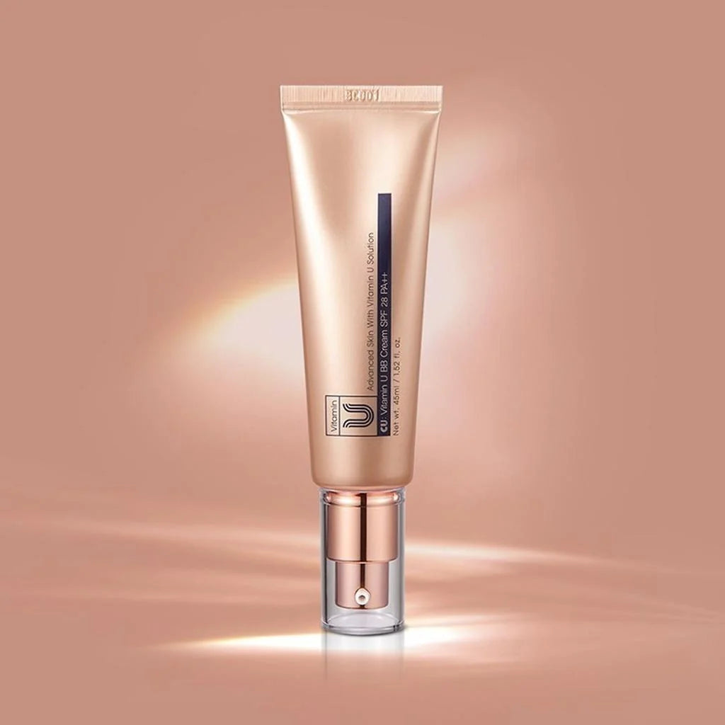 CUSKIN TRIGUBO POVEIKIO BB KREMAS SU VITAMINU U IR PEPTIDAIS SPF28 PA++, 45 ML.
