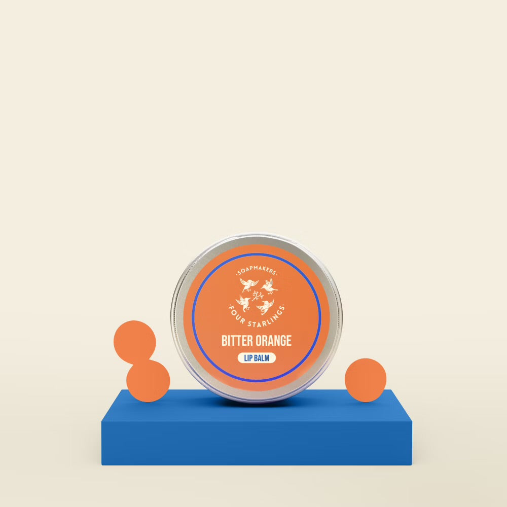 Four Starlings🐦‍⬛ “Apelsinų” aromato natūralus lūpų balzamas