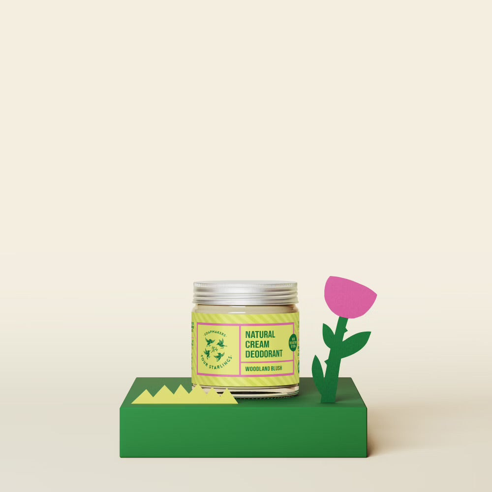 Four Starlings 🐦‍⬛ naturalus kreminis dezodorantas “Woodland Blush”