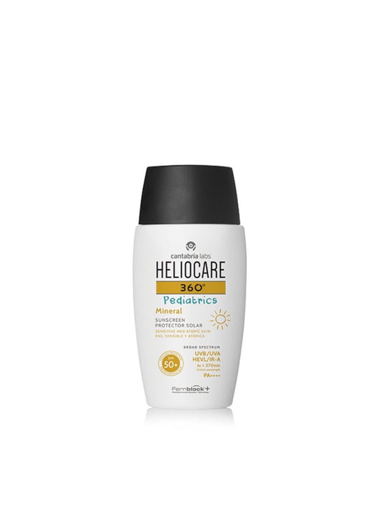 HELIOCARE 360 PEDIATRICS APSAUGA NUO SAULĖS SU MINERALINIAIS FILTRAIS VAIKAMS IR KŪDIKIAMS SPF50+, 50 ML