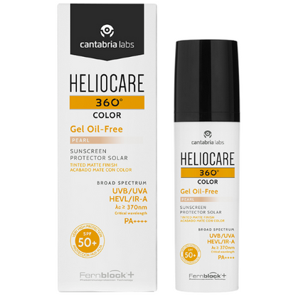 HELIOCARE 360 COLOR OIL-FREE APSAUGINIS GELIS NUO SAULĖS SPF 50+, 50 ML (Pearl)