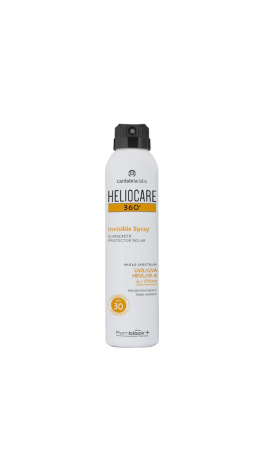 HELIOCARE 360 INVISIBLE APSAUGINIS PURŠKIKLIS KŪNUI NUO SAULĖS SPF50+, 200 ML