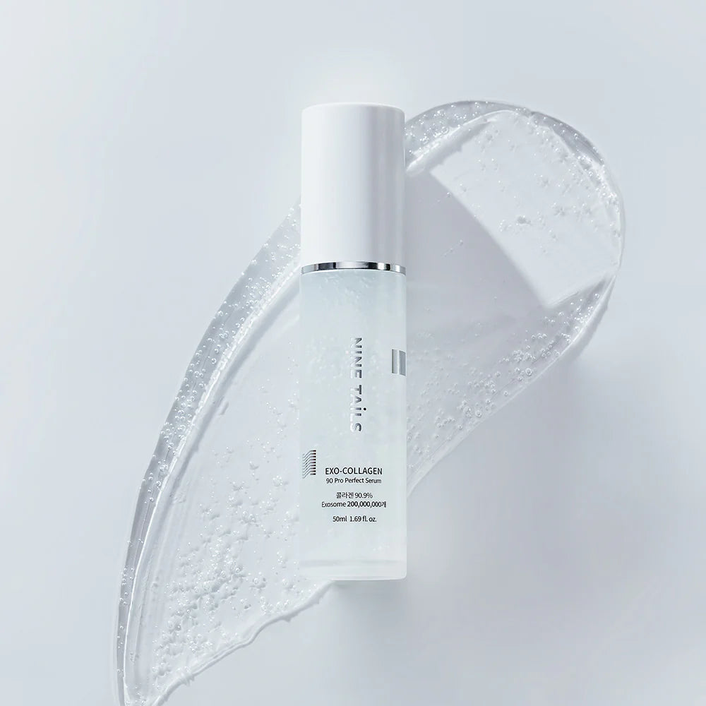 NINE TAILS EXO-COLLAGEN 90 PRO PERFECT SERUM – VEIDO SERUMAS SU EXO KOLAGENU IR PEPTIDAIS, 50 ML