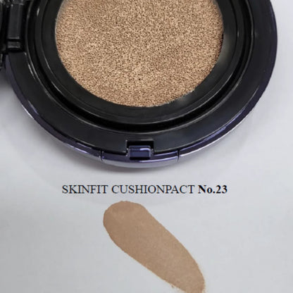 CUSKIN INOVATYVUS CUSHION MAKIAŽO PAGRINDAS SU KEIČIAMU UŽPILDU SPF50+ PA+++, 15G + 15G (23 spalvos nr.)