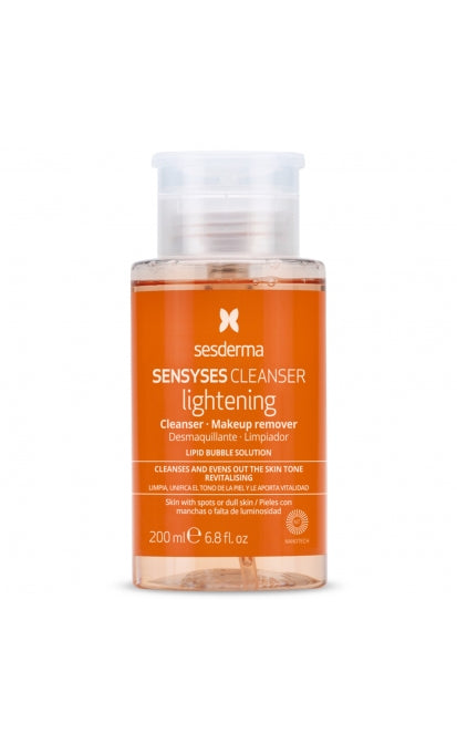 SESDERMA SENSYSES LIGHTENING LIPOSOMINIS MAKIAŽO VALIKLIS, 200 ML