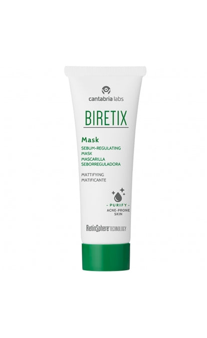 BIRETIX SEBUMĄ REGULIUOJANTI VEIDO KAUKĖ, 25 ML